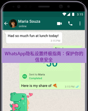 whatsapp官网 WhatsApp隐私设置终极指南：保护你的信息安全